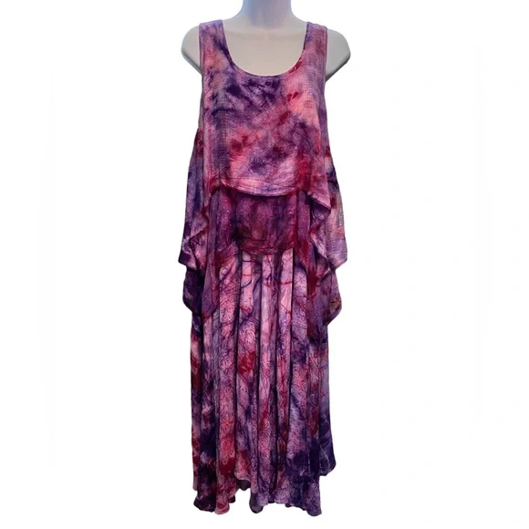 NWT. Dress by Lapogee.  Onesize.   BL/BL.  9635C - Picture 3 of 5